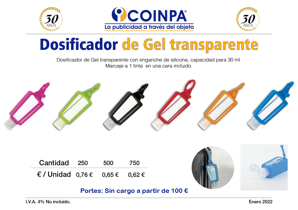 COINPA - Promoción Dosificador de gel